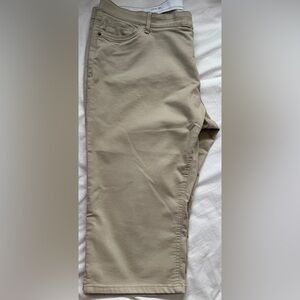 Liz Claiborne Women's Tan Capris